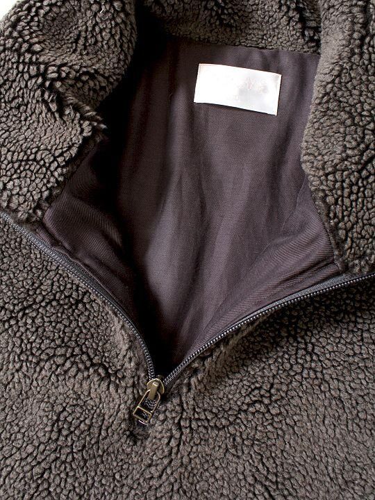 TROVE / WARM HALF ZIP BLOUSON / OLIVE photo