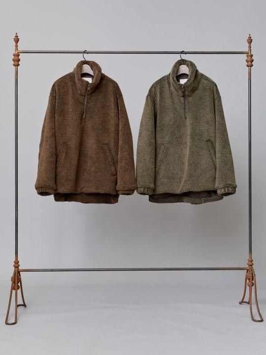 TROVE / WARM HALF ZIP BLOUSON / OLIVE photo