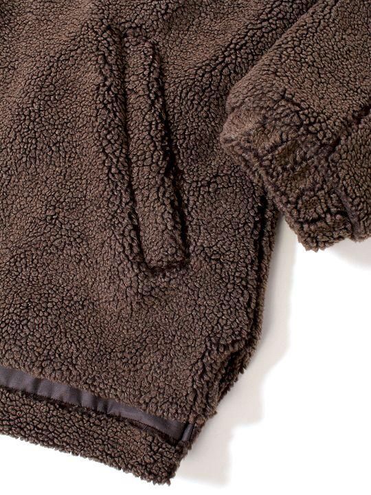 TROVE / WARM HALF ZIP BLOUSON / BROWN photo