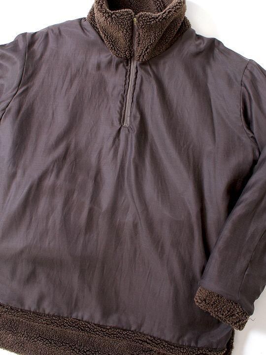 TROVE / WARM HALF ZIP BLOUSON / BROWN photo