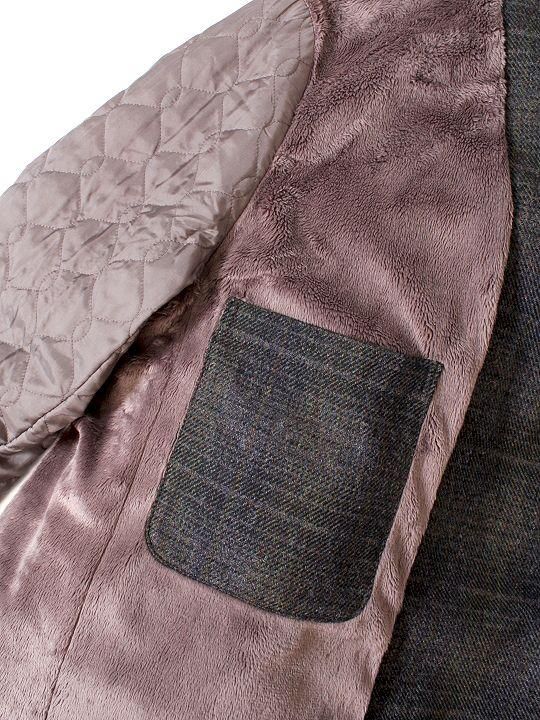 TROVE / MID SUMMER COAT / KHAKI CHECK photo