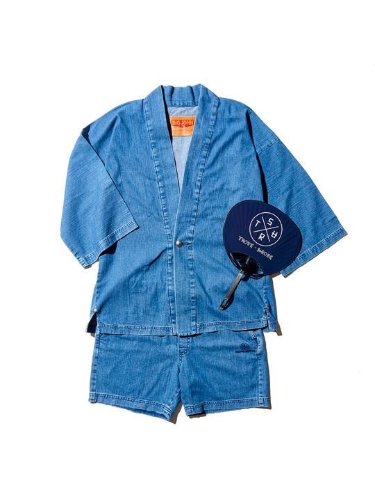 和ROBE x BIGJOHN x SURT / DENIM JINBEI / INDIGO photo