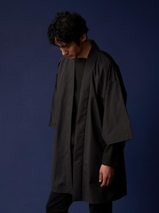 WAROBE / NYLON HAORI / BLACK photo