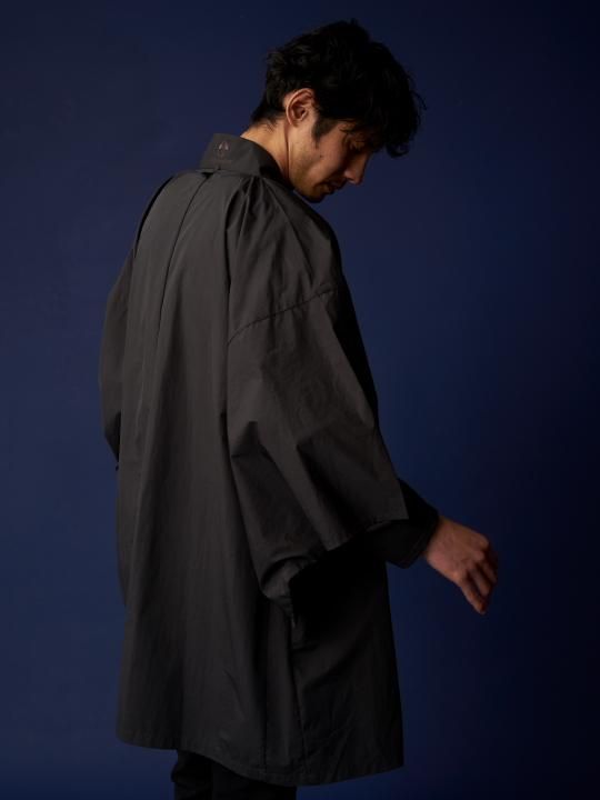 WAROBE / NYLON HAORI / BLACK photo