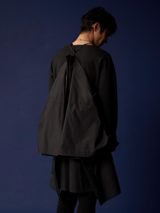 WAROBE / NYLON HAORI / BLACK photo