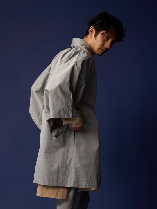 WAROBE / NYLON HAORI / GRAY photo