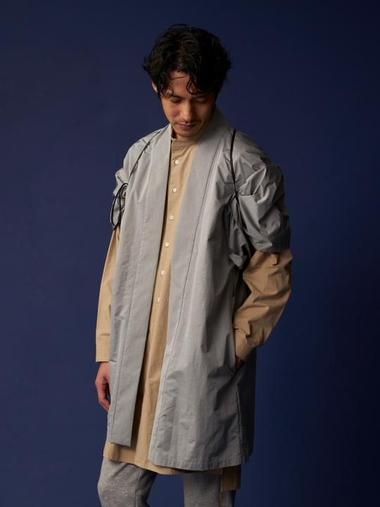 WAROBE / NYLON HAORI / GRAY photo