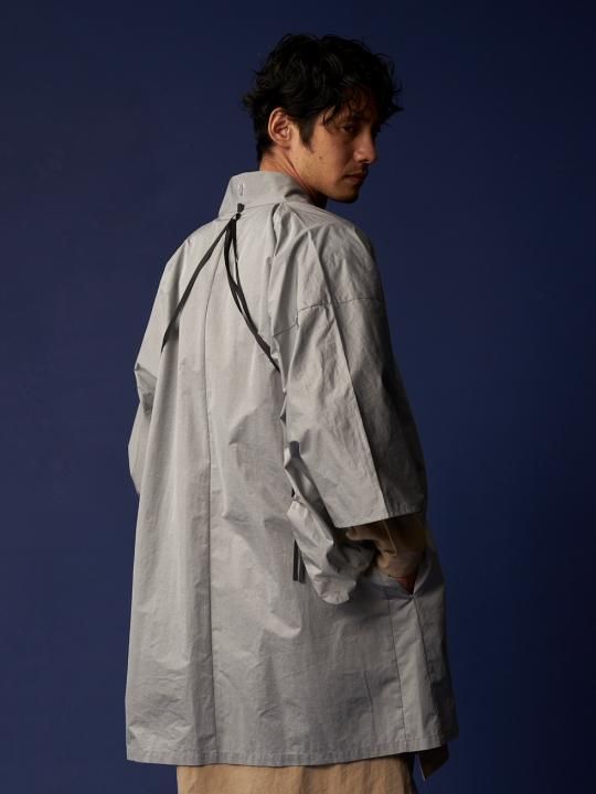 WAROBE / NYLON HAORI / GRAY photo