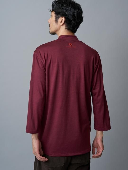 WAROBE / JUBAN 7SLEEVE KNIT / WINE photo