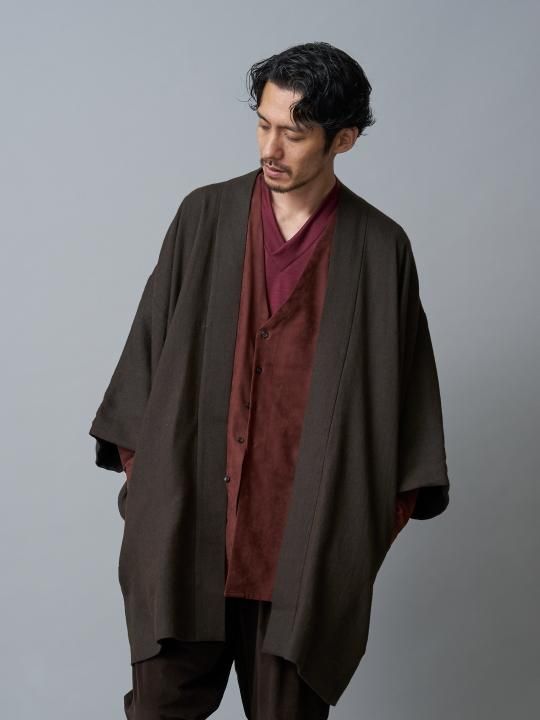 WAROBE / JUBAN 7SLEEVE KNIT / WINE photo