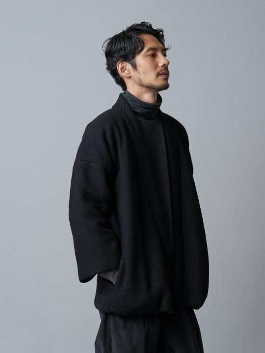 【 PRE-ORDER】WAROBE / WOOL DOTERA / BLACK photo