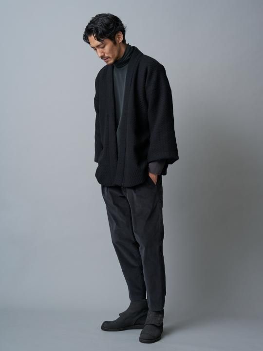 【 PRE-ORDER】WAROBE / WOOL DOTERA / BLACK photo
