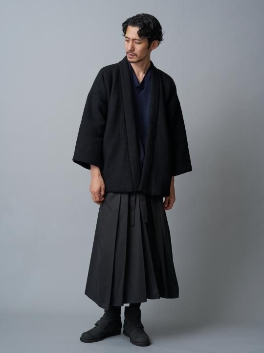 【 PRE-ORDER】WAROBE / WOOL DOTERA / BLACK photo