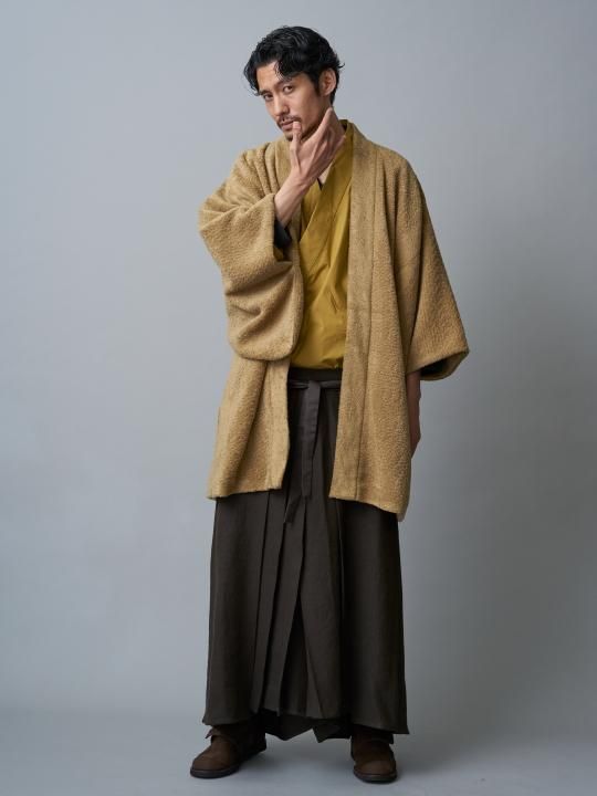 WAROBE / WOOL HAKAMA / DARK BROWN photo
