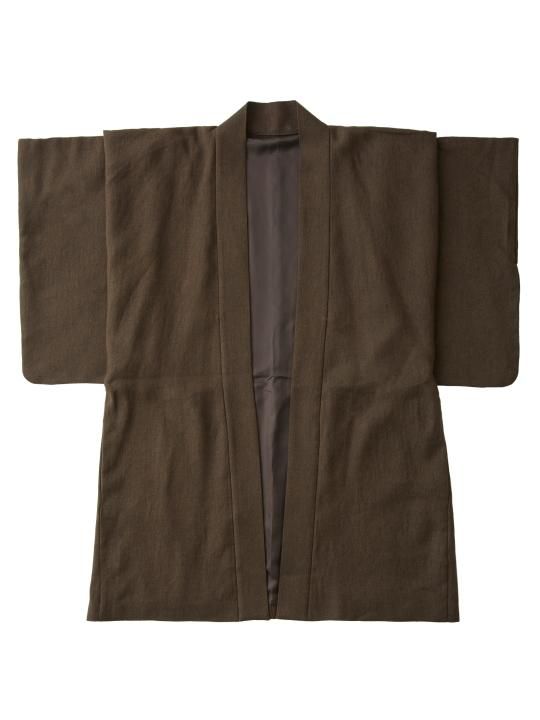 【 PRE-ORDER】WAROBE / WOOL HAORI / DARK BROWN photo