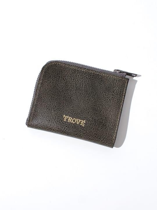 TROVE / SULKA LEATHER WALLET ( MINI ) / KHAKI photo
