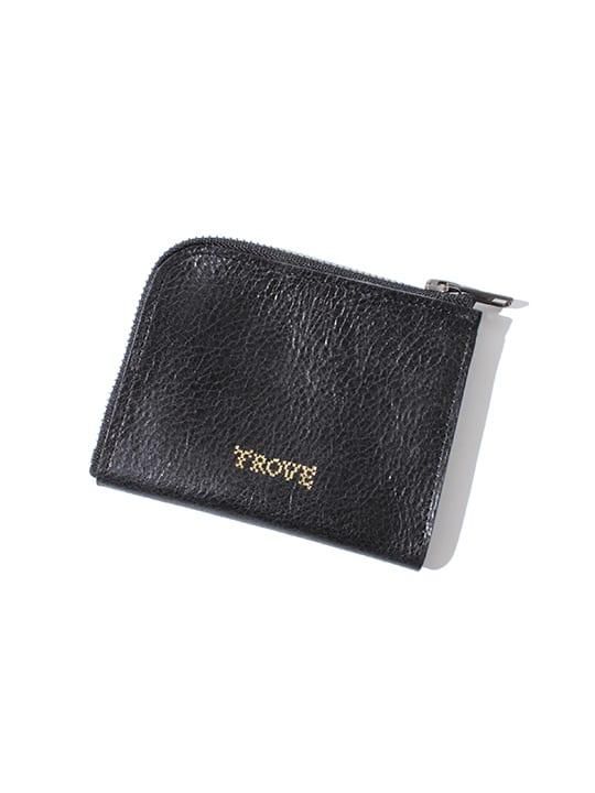 TROVE / SULKA LEATHER WALLET ( MINI ) / BLACK photo