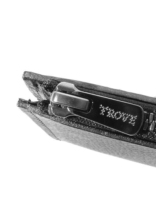 TROVE / SULKA LEATHER WALLET ( MINI ) / BLACK photo