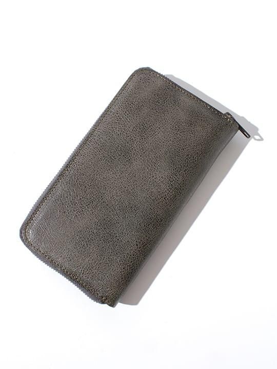 TROVE / SULKA LEATHER WALLET ( LONG ) / KHAKI photo