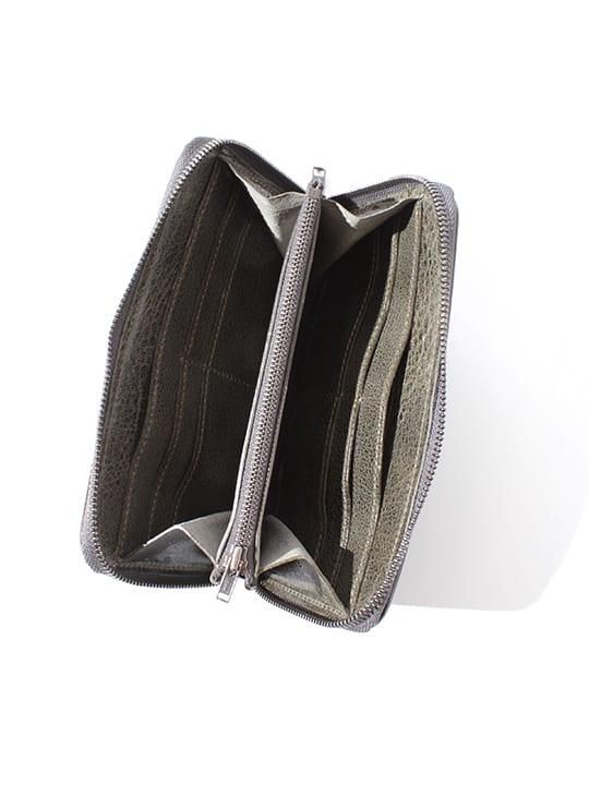 TROVE / SULKA LEATHER WALLET ( LONG ) / KHAKI photo