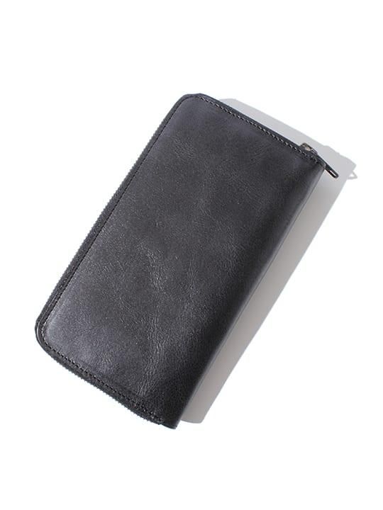TROVE / SULKA LEATHER WALLET ( LONG ) / BLACK photo