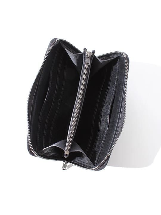 TROVE / SULKA LEATHER WALLET ( LONG ) / BLACK photo
