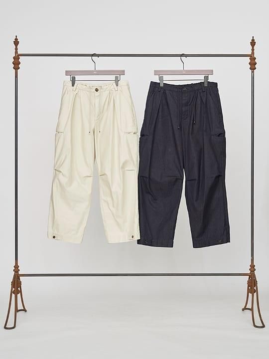 TROVE / KOVA WIDE CARGO PANTS / CREAM photo