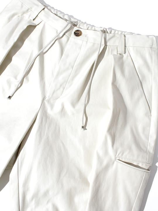 TROVE / KOVA WIDE CARGO PANTS / CREAM photo