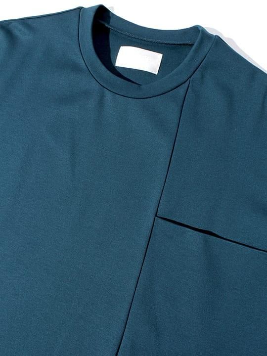 【予約商品】TROVE / WIDE POCKET TEE / BLUE GREEN photo