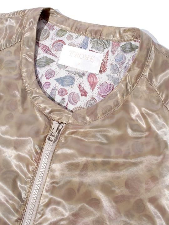 TROVE / MEADOW BLOUSON / BEIGE SHELL photo