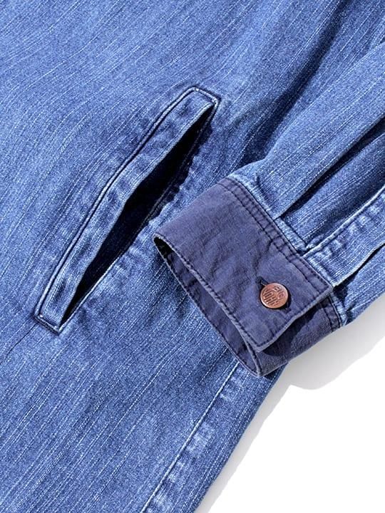 【予約商品】TROVE / DENIM COAT ( BIGJHON x SURT x TROVE ) / INDIGO photo