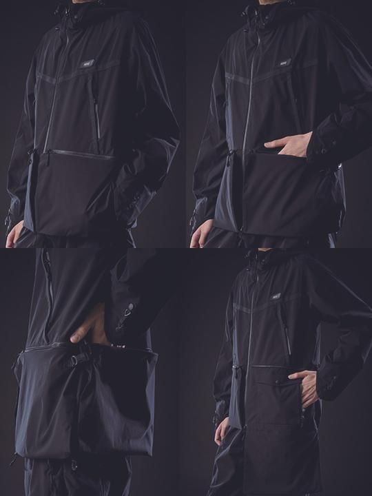 TROVE / 2WAY ANORAK / BLACK photo