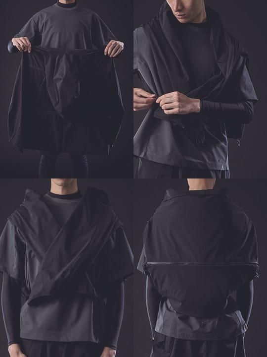 TROVE / 2WAY ANORAK / BLACK photo