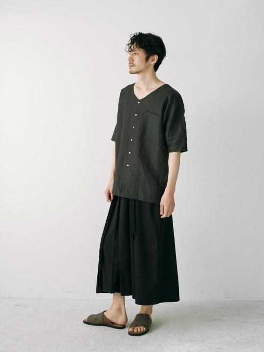 WAROBE / STRIPE KOIKUCHI / BLACK photo
