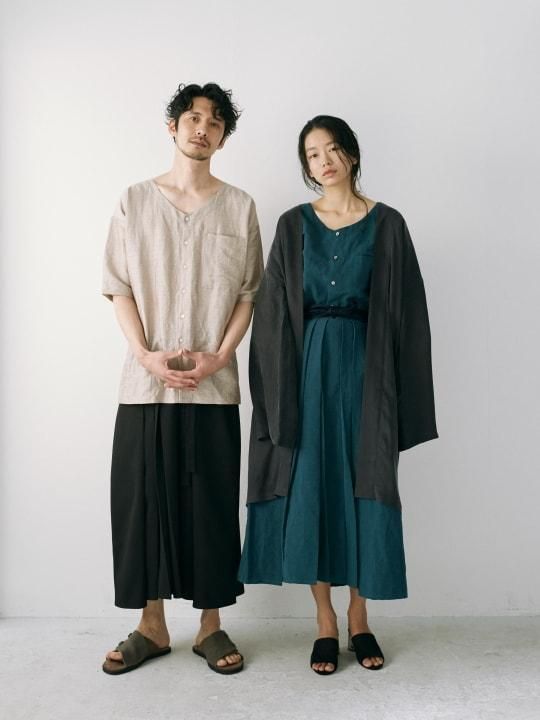 WAROBE / STRIPE KOIKUCHI / GRAY photo