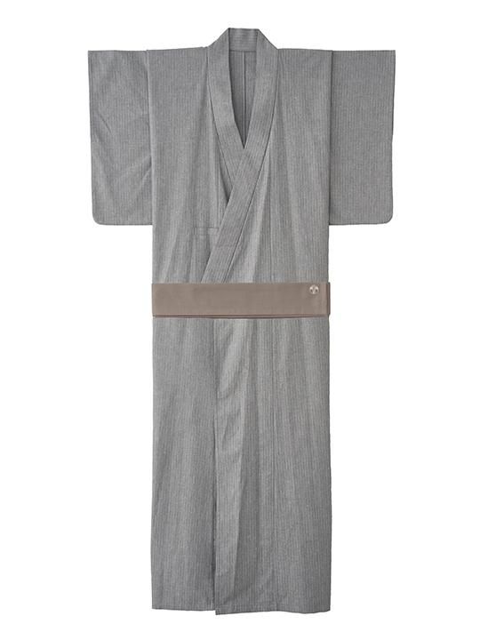 WAROBE / HERRINGBONE YUKATA / GRAY photo