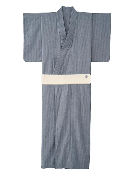 WAROBE / HERRINGBONE YUKATA / BLUE photo