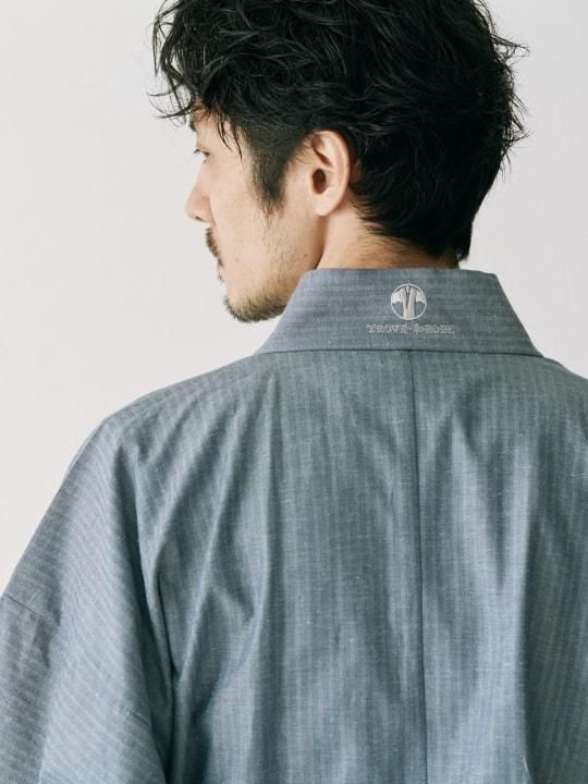 WAROBE / HERRINGBONE YUKATA / BLUE photo