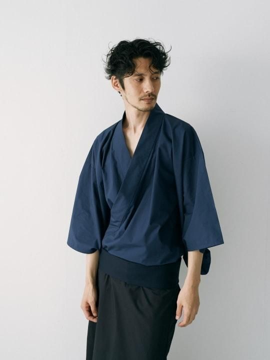 WAROBE / BI-COLOR YUKATA / NAVY x DARK NAVY photo