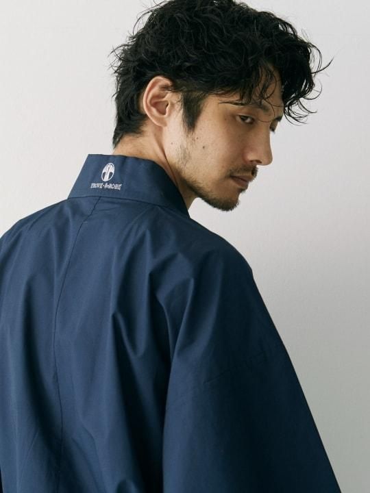 WAROBE / BI-COLOR YUKATA / NAVY x DARK NAVY photo