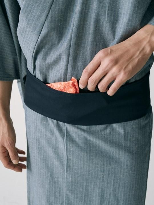 WAROBE / OBI POUCH / NAVY photo