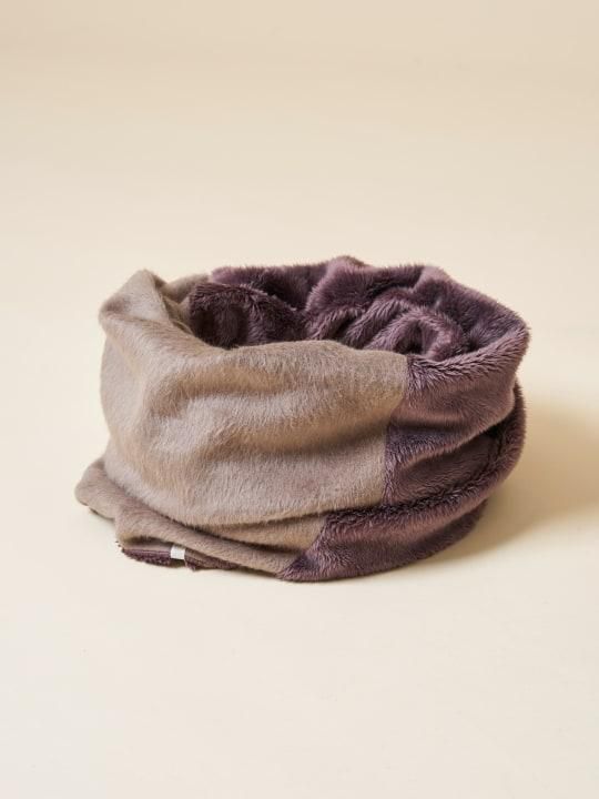 TROVE / POROMIES LOOP MUFFLER / MOCHA BEIGE photo