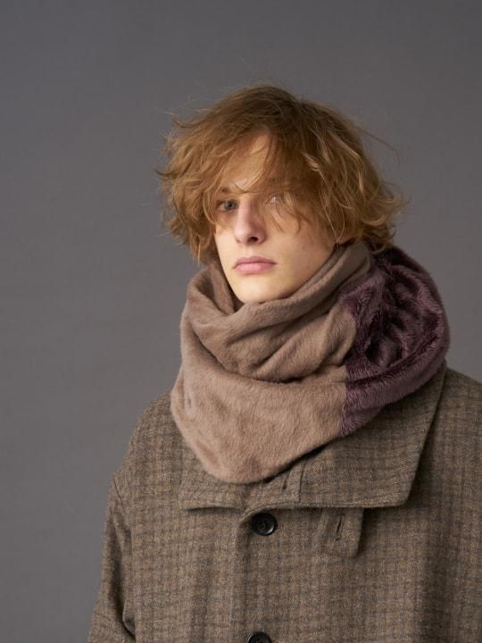 TROVE / POROMIES LOOP MUFFLER / MOCHA BEIGE photo
