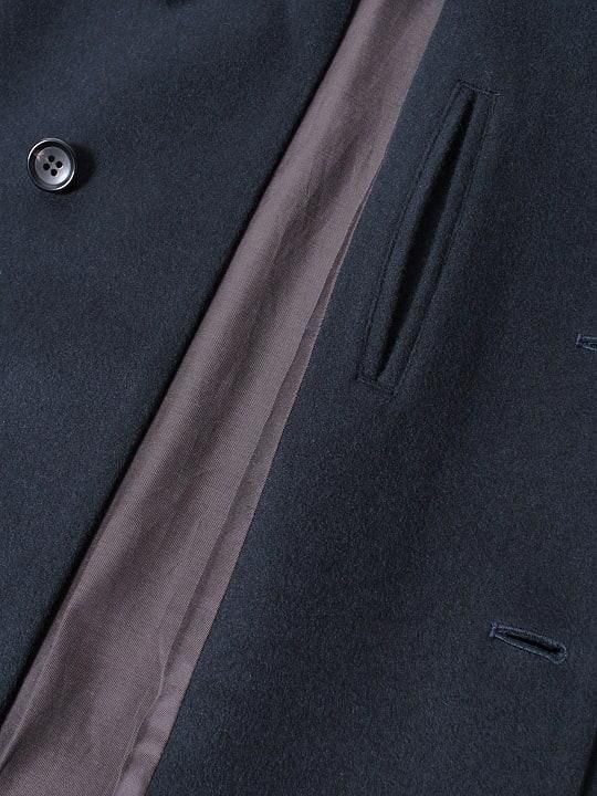 TROVE / SAPMI COAT ( WOOL BEAVER ) / DARK GREEN photo