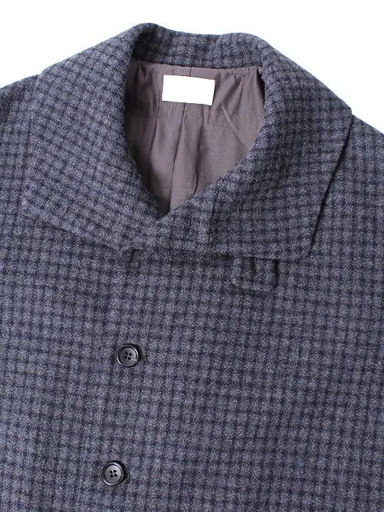 TROVE / SAPMI COAT ( MERINO TWEED ) / CHARCOAL photo