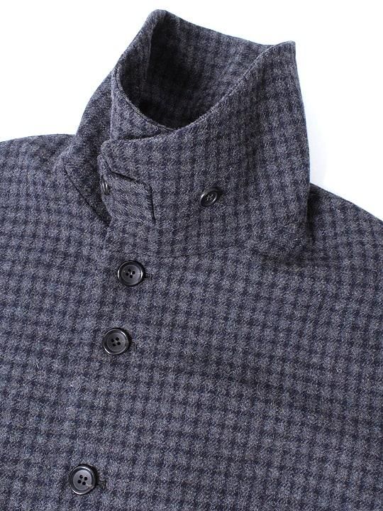TROVE / SAPMI COAT ( MERINO TWEED ) / CHARCOAL photo