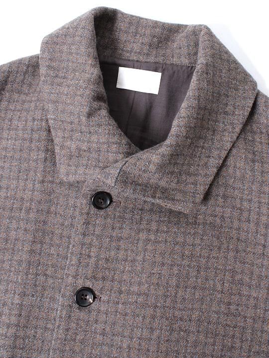 TROVE / SAPMI COAT ( MERINO TWEED ) / GRAY BEIGE photo