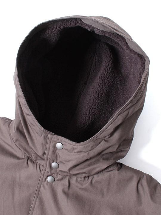 TROVE / VAHA BENCH COAT ( REVERSIBLE ) / BROWN CHARCOAL photo