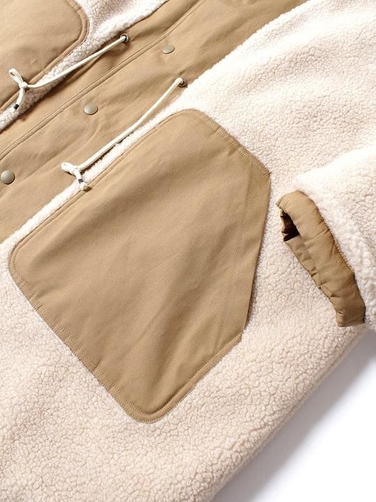 TROVE / VAHA BENCH COAT ( REVERSIBLE ) / CREAM BEIGE photo