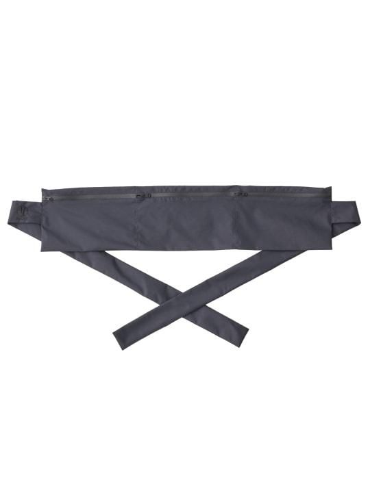 WAROBE / OBI POUCH THREE POCKETS / BLACK photo